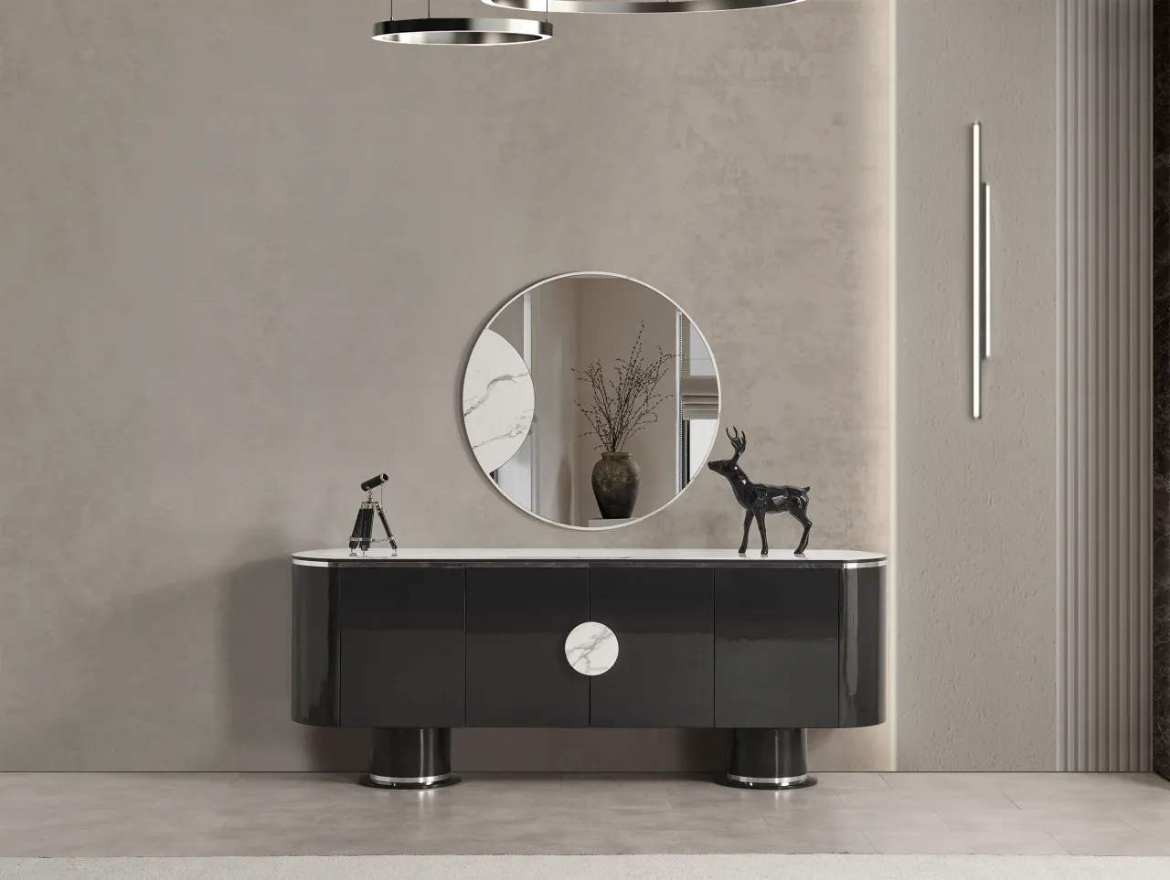 Cartier Antrasit Konsol